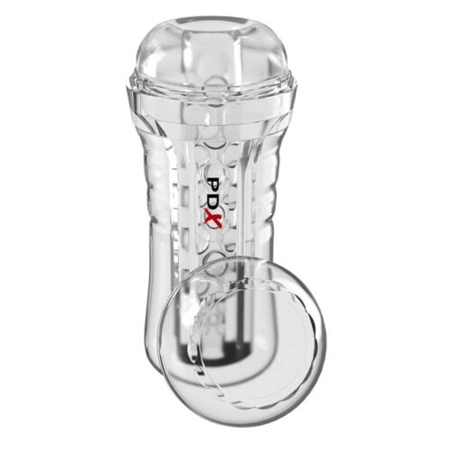 Masturbator PDX ELITE VIEWTUBE PLUS z przezroczystym designem