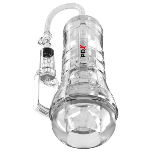 PDX ELITE VIEWTUBE VAC XXL przezroczysty stymulator