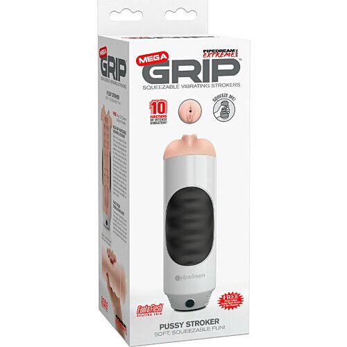 Masturbator EXTREME TOYZ MEGA GRIP z wibracją