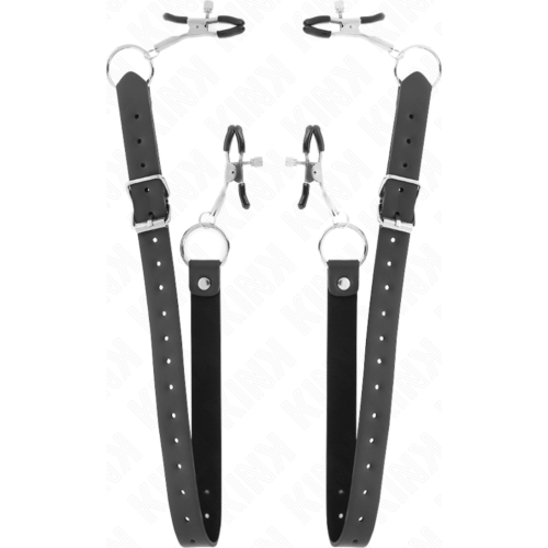 Pinzas Clítoris KINK - Ajustables de 34-48 cm