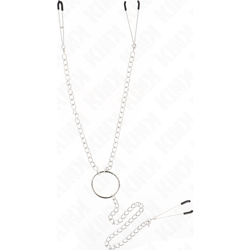 Pinzas do sutków KINK Model 1 z 30 cm łańcuchem