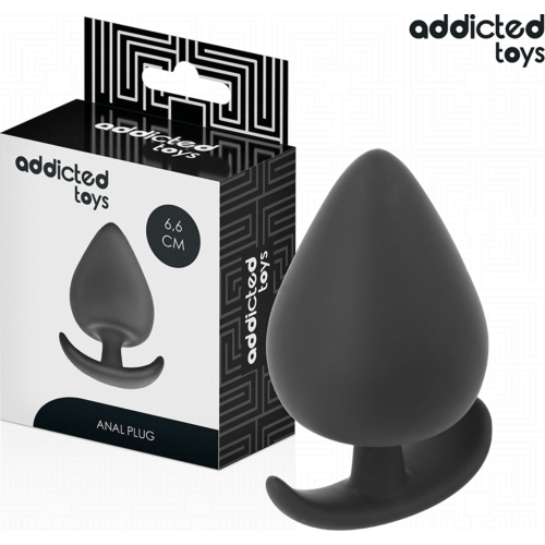 Plug anal ADDICTED TOYS M 6,6 cm z silikonem medycznym