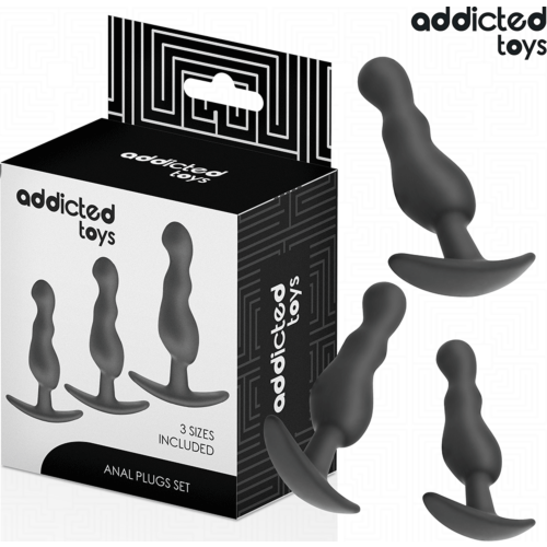 Plugs analne Addicted Toys zestaw 3 szt. model 1