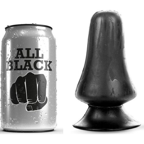 Plug analny ALL BLACK 12 CM zaskakująca średnica
