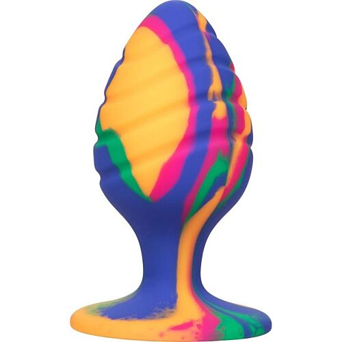 Plug anal CALEXOTICS Cheeky Large Swirl z przyssawką