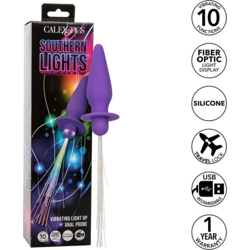 Plug anal CALEXOTICS Southern Lights z funkcją wibracji