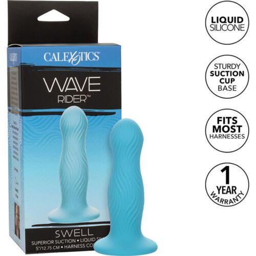 Plug anal CALEXOTICS Wave Rider Swell z falistą teksturą