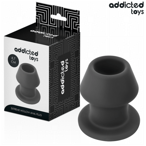 Plug anal ADDICTED TOYS M 8,7 cm z pustym wnętrzem