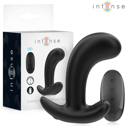 Plug anal INTENSE CHANDLER z kontrolą zdalną i 10 wibracjami