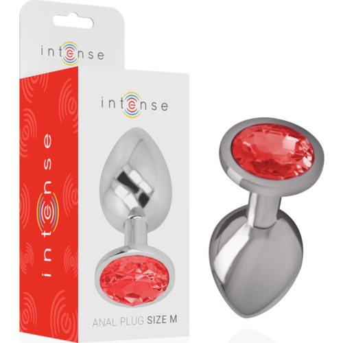 Plug anal INTENSE z diamentem - Luksusowa stymulacja