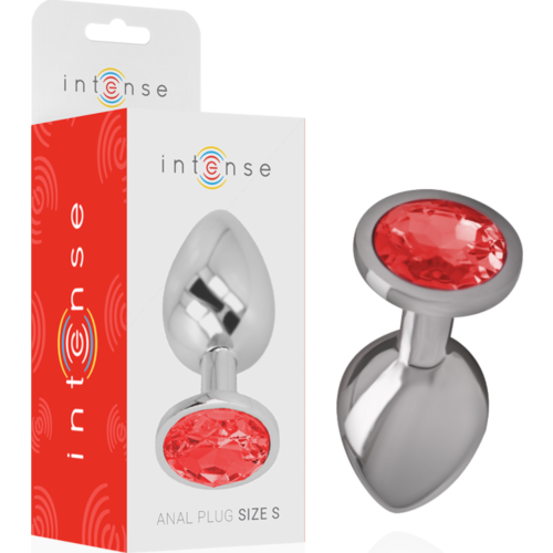Plug anal INTENSE z diamentowym detalem