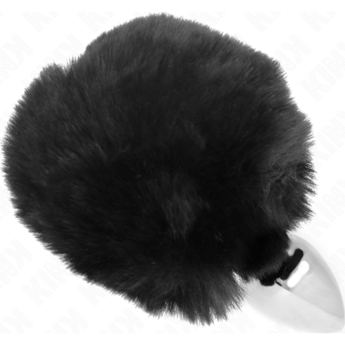 Plug anal KINK 7 x 3 cm z kolą syntetyczną