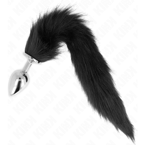 Plug anal KINK L 10 x 4 cm z syntetycznym ogonem