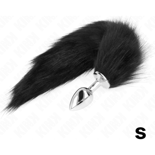 Plug anal KINK S z syntetycznym ogonem 7 x 3 cm