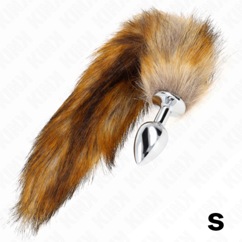 Plug anal KINK - Talla S z syntetycznym ogonem 40 cm