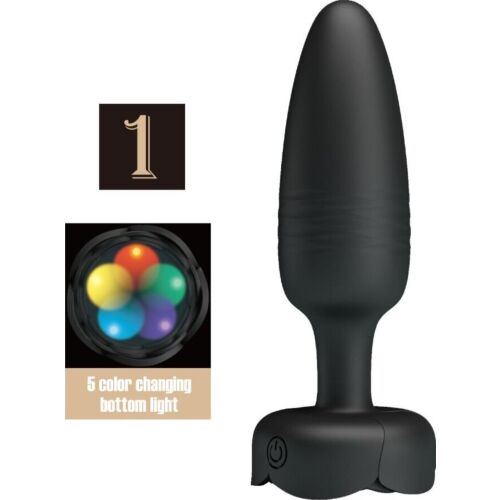 Plug anal PRETTY LOVE TARION z LED 12.5 cm