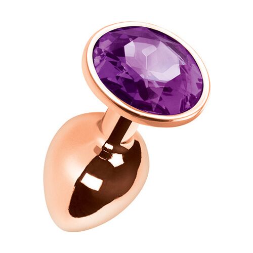 Korek analny S Pleasures Metal MEI — mały i delikatny