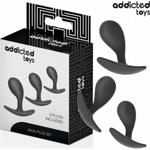 Plugs analne ADDICTED TOYS Model 3 - zestaw dla każdego