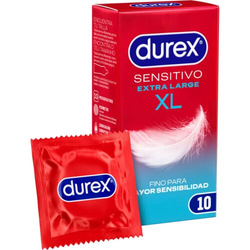 Prezerwatywy Durex Sensitivo XL | Cieńsze i większe