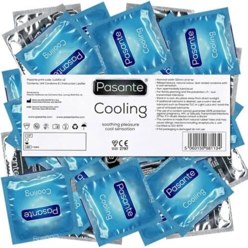 Prezerwatywy Pasante Cooling Sensation 144 sztuki z efektem chłodzenia