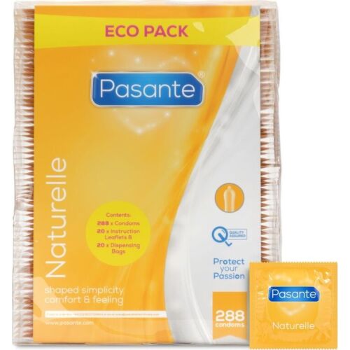 Prezerwatywy Pasante Naturelle 288 sztuk - wygoda i bezpieczeństwo