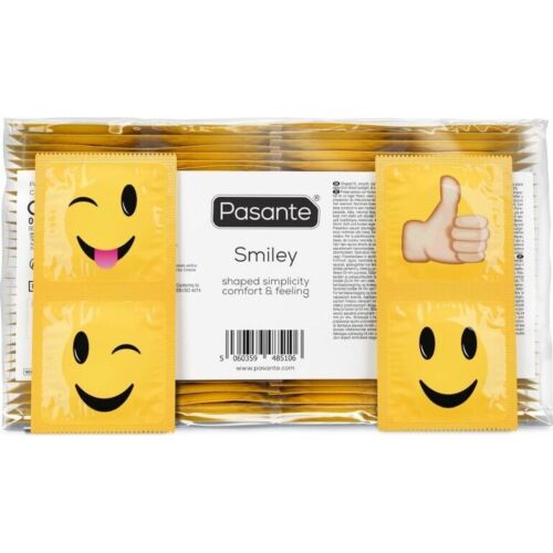 Prezerwatywy Pasante Smiley 144 szt. z zabawnymi wzorami
