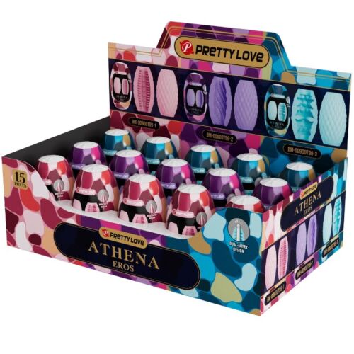 Masturbator PRETTY LOVE Athena Eros Pack 15 różnych struktur