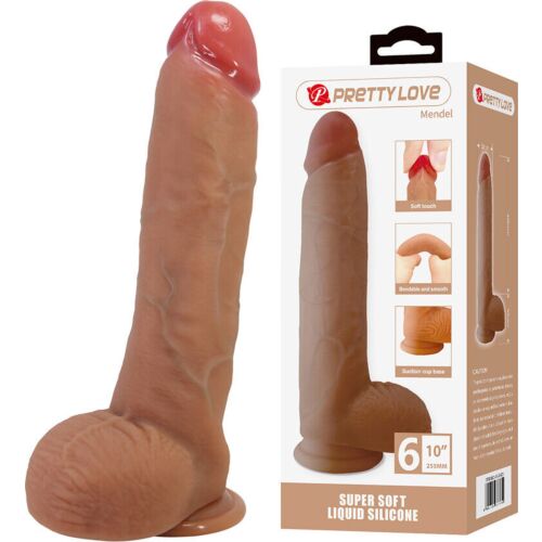 Dildo Pretty Love Mendel z przyssawką 25,5 cm