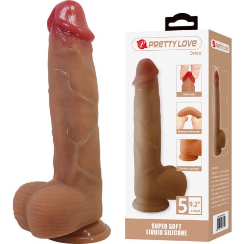 Dildo Pretty Love Orton 23.5 cm z przyssawką