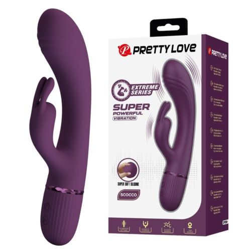 Wibrator Rabbit HIGH TECH PRETTY LOVE ROCCO 10 funkcji