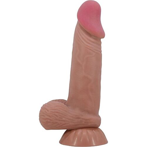 Dildo PRETTY LOVE SLIDING SKIN 19.4 cm z przyssawką