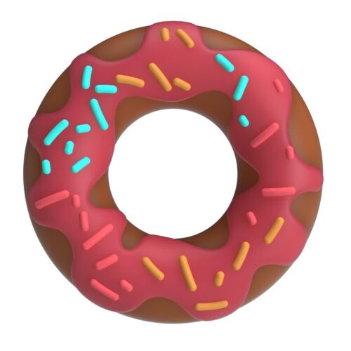 Pierścień do penisa PRETTY LOVE SUPER DONUT z kolorowymi posypkami