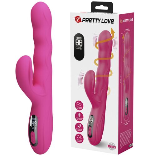 Wibrator Rabbit HIGH TECH Pretty Love Winters z podwójną stymulacją