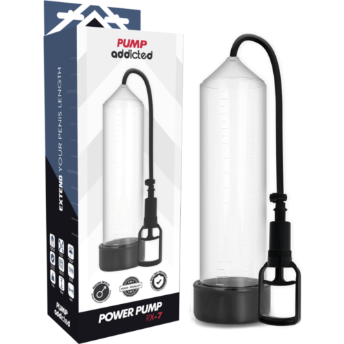 Bomba Erekcyjna Pump Addicted RX7 - Wsparcie dla Erekcji