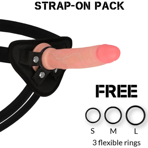 Dildo Rock Army Avenger 19 cm z arnesem