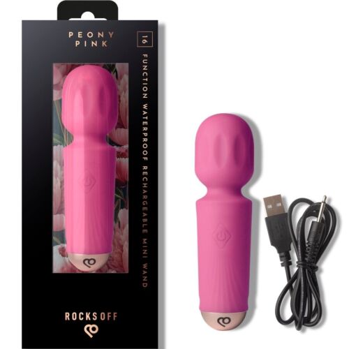 Wibrator ROCKS-OFF MINI RECHARGEABLE WAND 16 funkcji