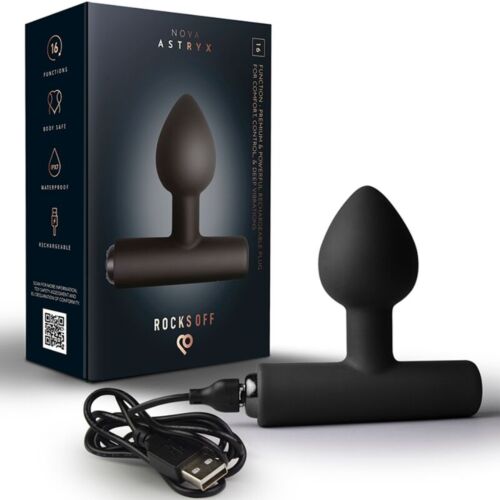 Wibrator analny ROCKS-OFF NOVA ASTRYX z 16 funkcjami