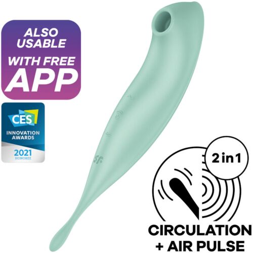 Stymulator Ssący SATISFYER Twirling Pro+ z aplikacją