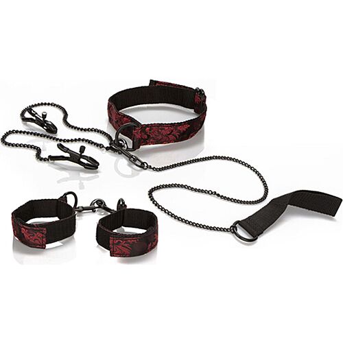 Zestaw bondage CALEXOTICS Scandal Kit Sumisji - luksusowe doznania