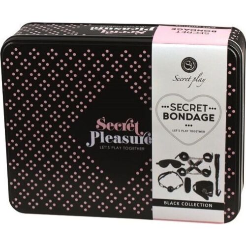 Zestaw Bondage SECRETPLAY 8 szt. z akcesoriami BDSM