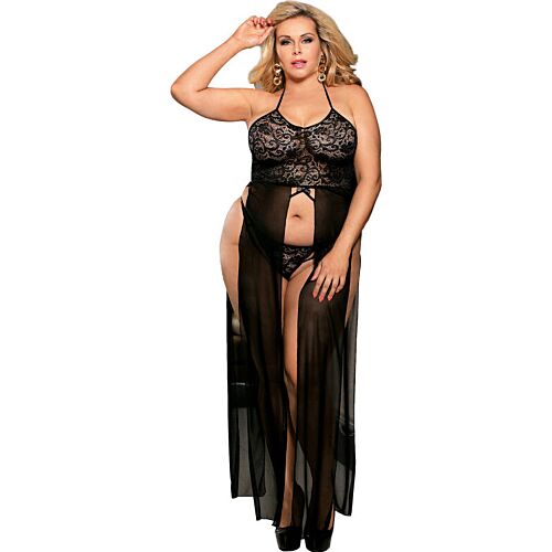 Komplet bielizny SUBBLIME QUEEN PLUS Dress-Top i stringi