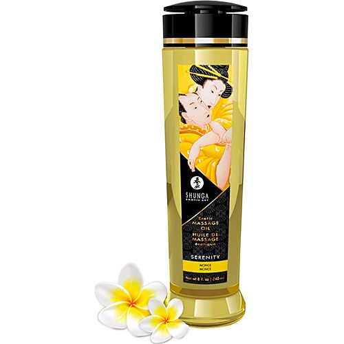 Olejek do masażu SHUNGA Serenity 240 ml z zmysłowym aromatem