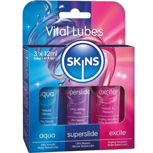 Kits Lubrykantów SKINS VITAL LUBES 3 x 12 ML