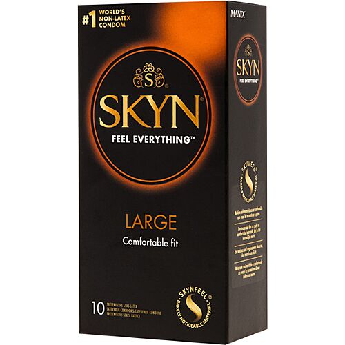 Prezerwatywy SKYN Large 10 sztuk - komfort bez lateksu