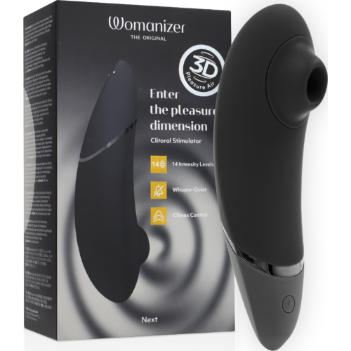 Stymulator łechtaczki WOMANIZER Next z kontrolą orgazmu