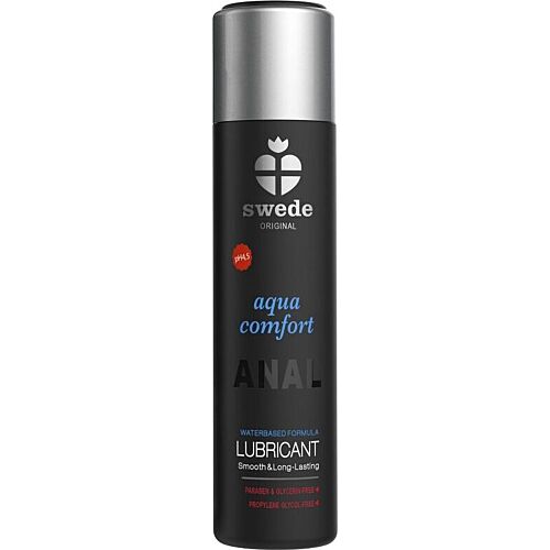 Lubrykant anal SWEDE Aqua Comfort 60 ml – długotrwała formuła