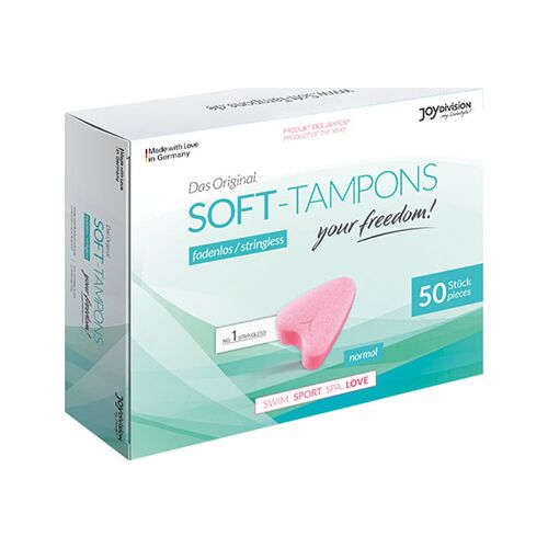 Tampony JOYDIVISION SOFT-TAMPONS 50 UDS - Wygodne i bezpieczne