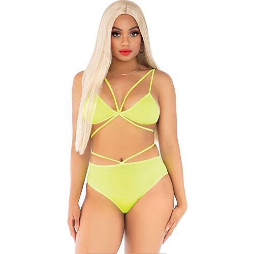 Zestaw bielizny Leg Avenue Top & Bragas z innowacyjnym designem