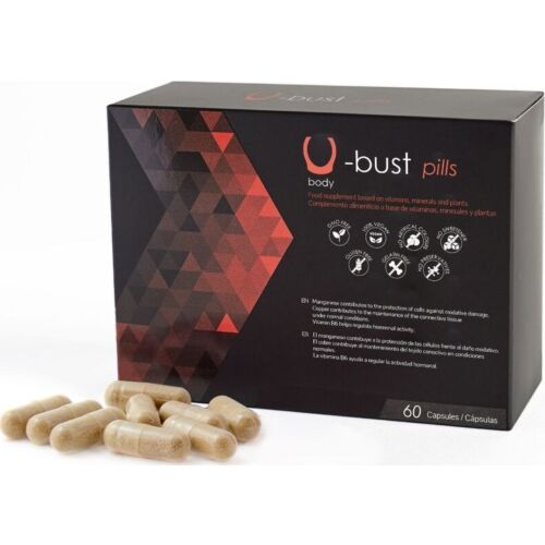 Kapsułki U-Breast 500COSMETICS – Wzrost biustu naturalnie