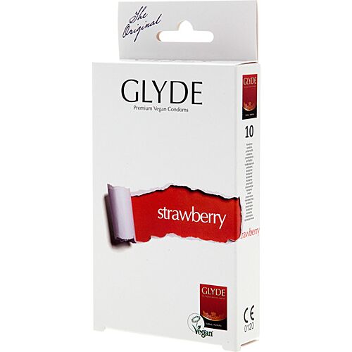 Prezerwatywy Glyde Ultra Strawberry 10 szt.